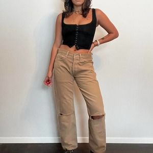 Vintage distressed levi pants